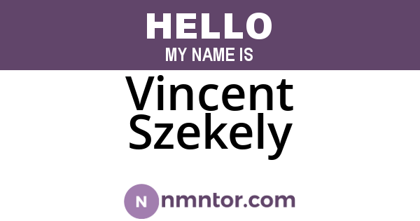 Vincent Szekely