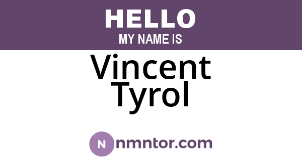 Vincent Tyrol