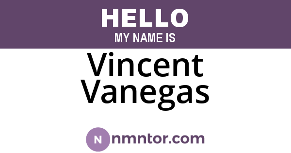 Vincent Vanegas