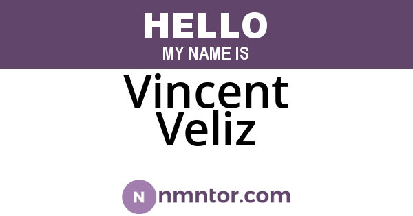 Vincent Veliz