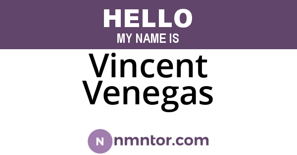 Vincent Venegas