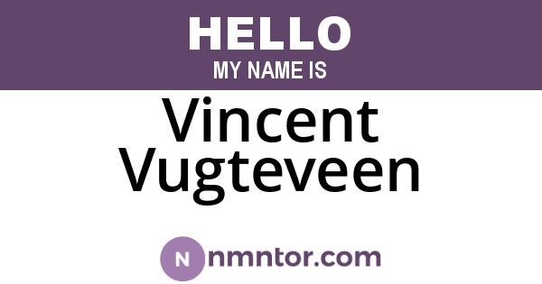 Vincent Vugteveen
