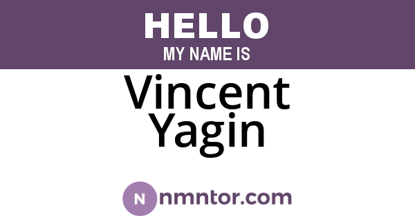 Vincent Yagin
