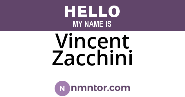 Vincent Zacchini