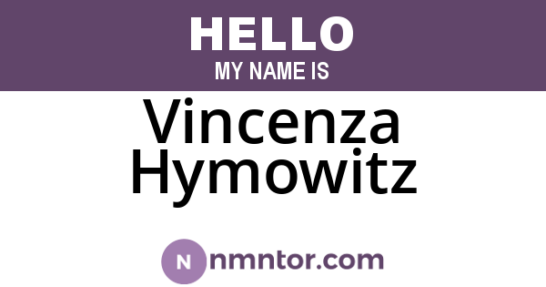 Vincenza Hymowitz