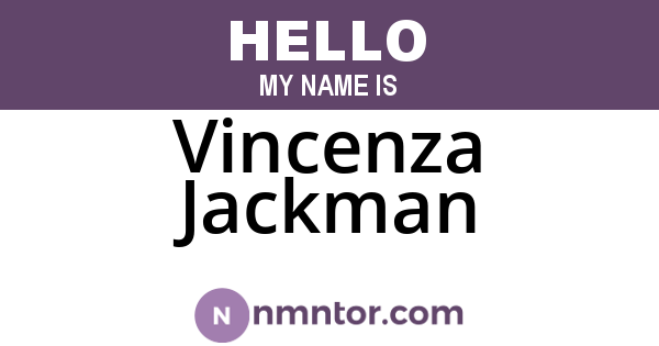 Vincenza Jackman