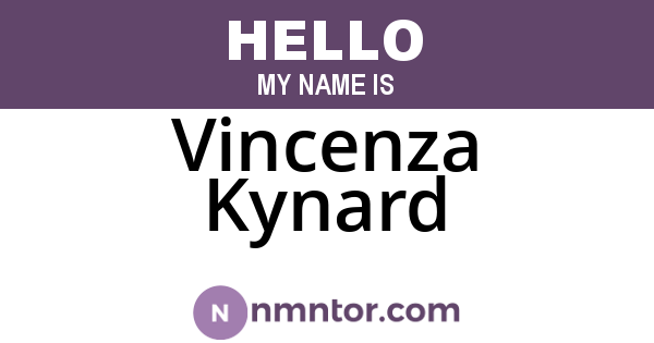 Vincenza Kynard