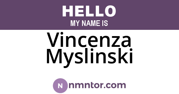 Vincenza Myslinski