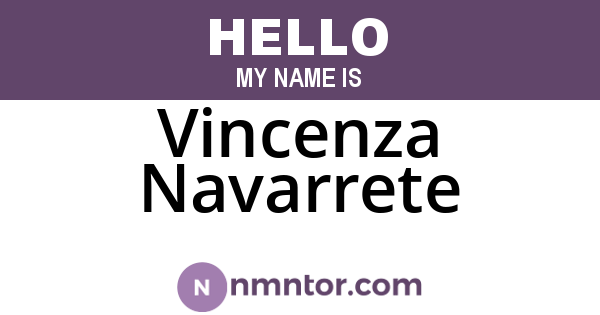 Vincenza Navarrete