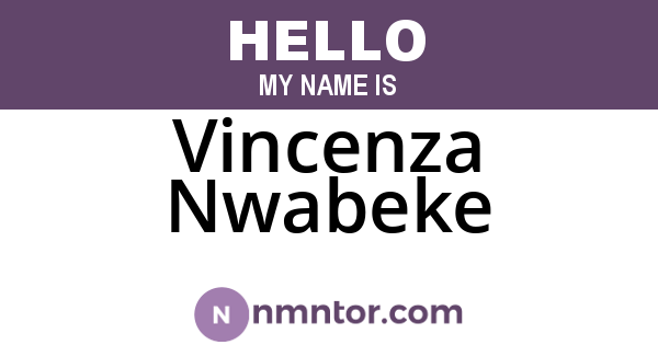 Vincenza Nwabeke