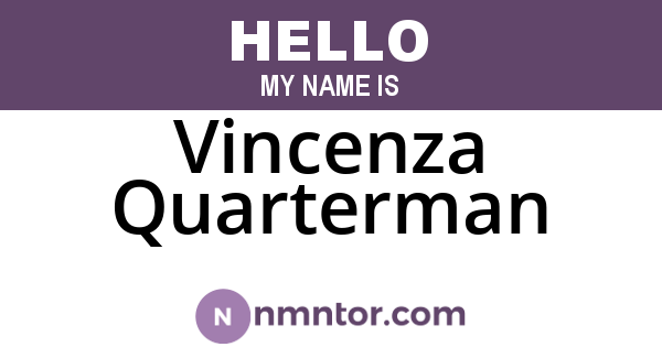 Vincenza Quarterman