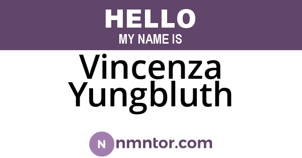 Vincenza Yungbluth