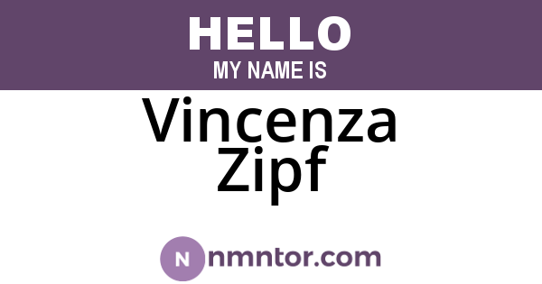 Vincenza Zipf
