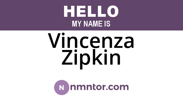 Vincenza Zipkin