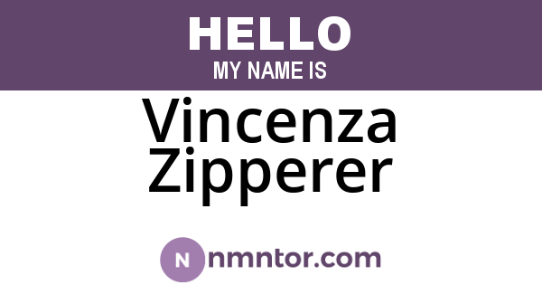 Vincenza Zipperer