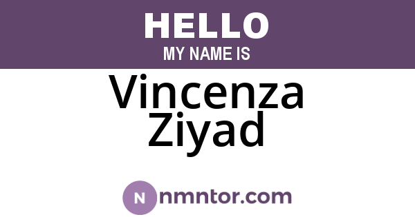 Vincenza Ziyad