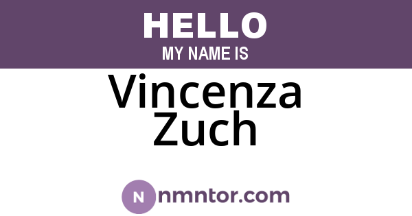Vincenza Zuch