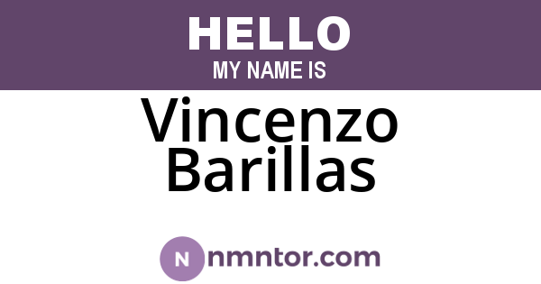 Vincenzo Barillas