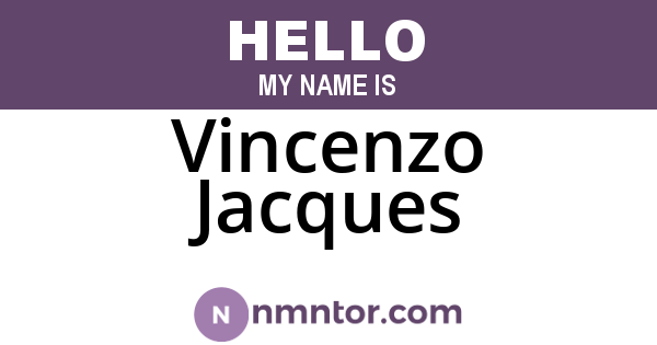 Vincenzo Jacques