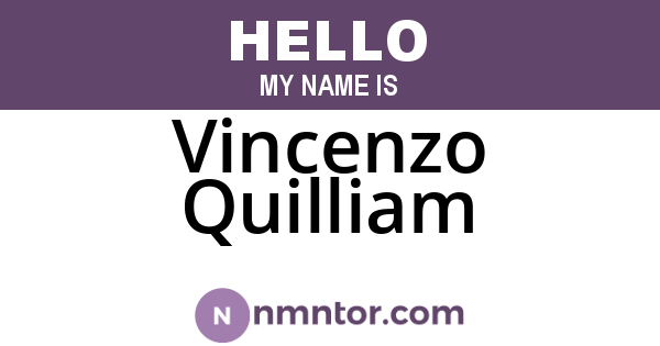 Vincenzo Quilliam