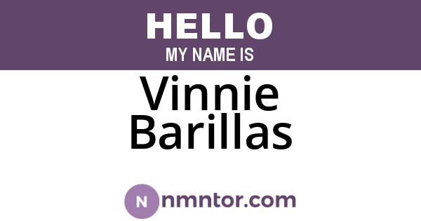 Vinnie Barillas