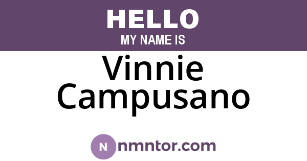 Vinnie Campusano