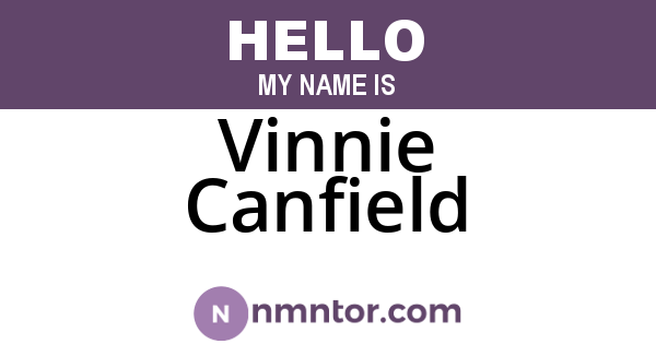 Vinnie Canfield