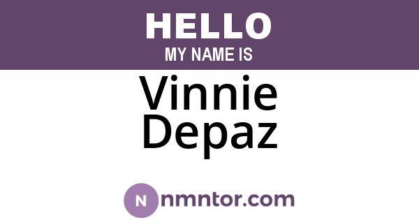 Vinnie Depaz