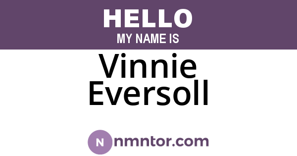 Vinnie Eversoll