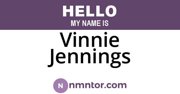 Vinnie Jennings
