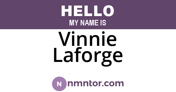 Vinnie Laforge