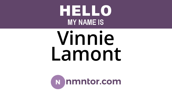 Vinnie Lamont