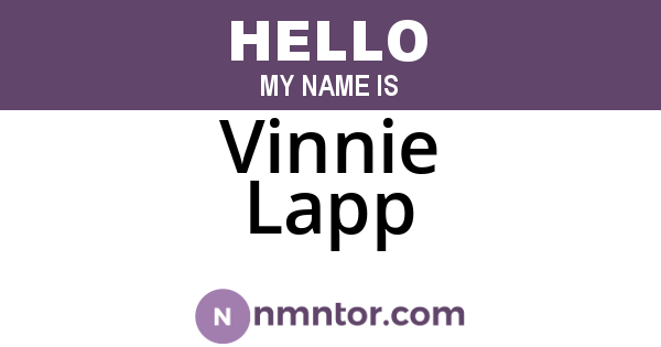 Vinnie Lapp