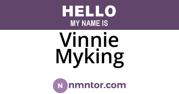 Vinnie Myking