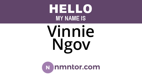 Vinnie Ngov