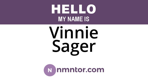 Vinnie Sager