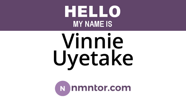 Vinnie Uyetake