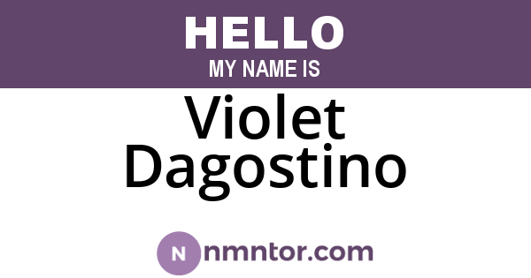 Violet Dagostino