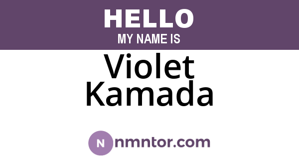 Violet Kamada