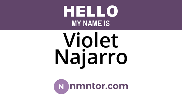 Violet Najarro