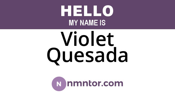 Violet Quesada