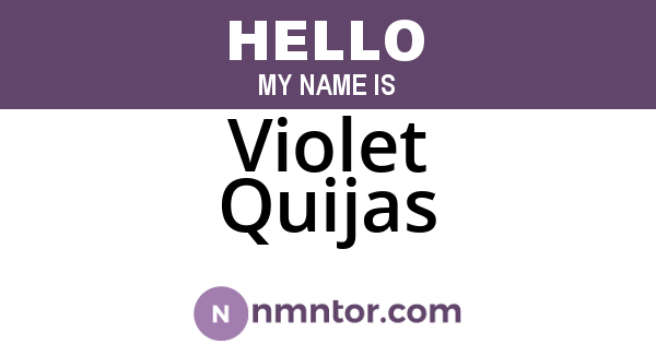 Violet Quijas