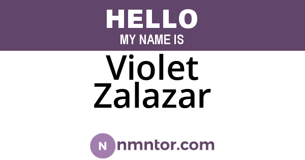 Violet Zalazar