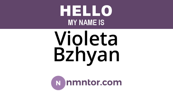 Violeta Bzhyan