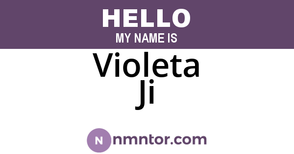 Violeta Ji