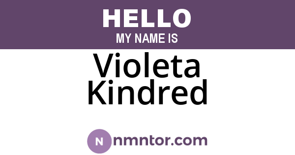 Violeta Kindred
