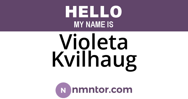 Violeta Kvilhaug