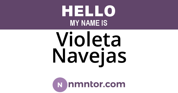 Violeta Navejas