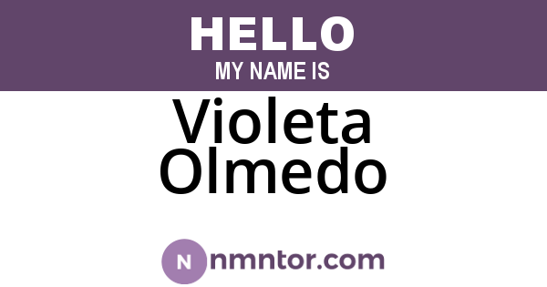 Violeta Olmedo