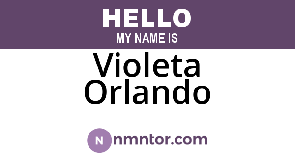 Violeta Orlando